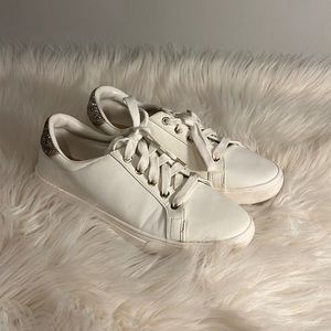 beautiful white sneakers with glitter ⭐️⭐️⭐️⭐️